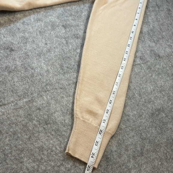 Comme Des Garcon PLAY Heart Patch  Cardigan in Beige. Made in Japan. - Picture 7 of 16